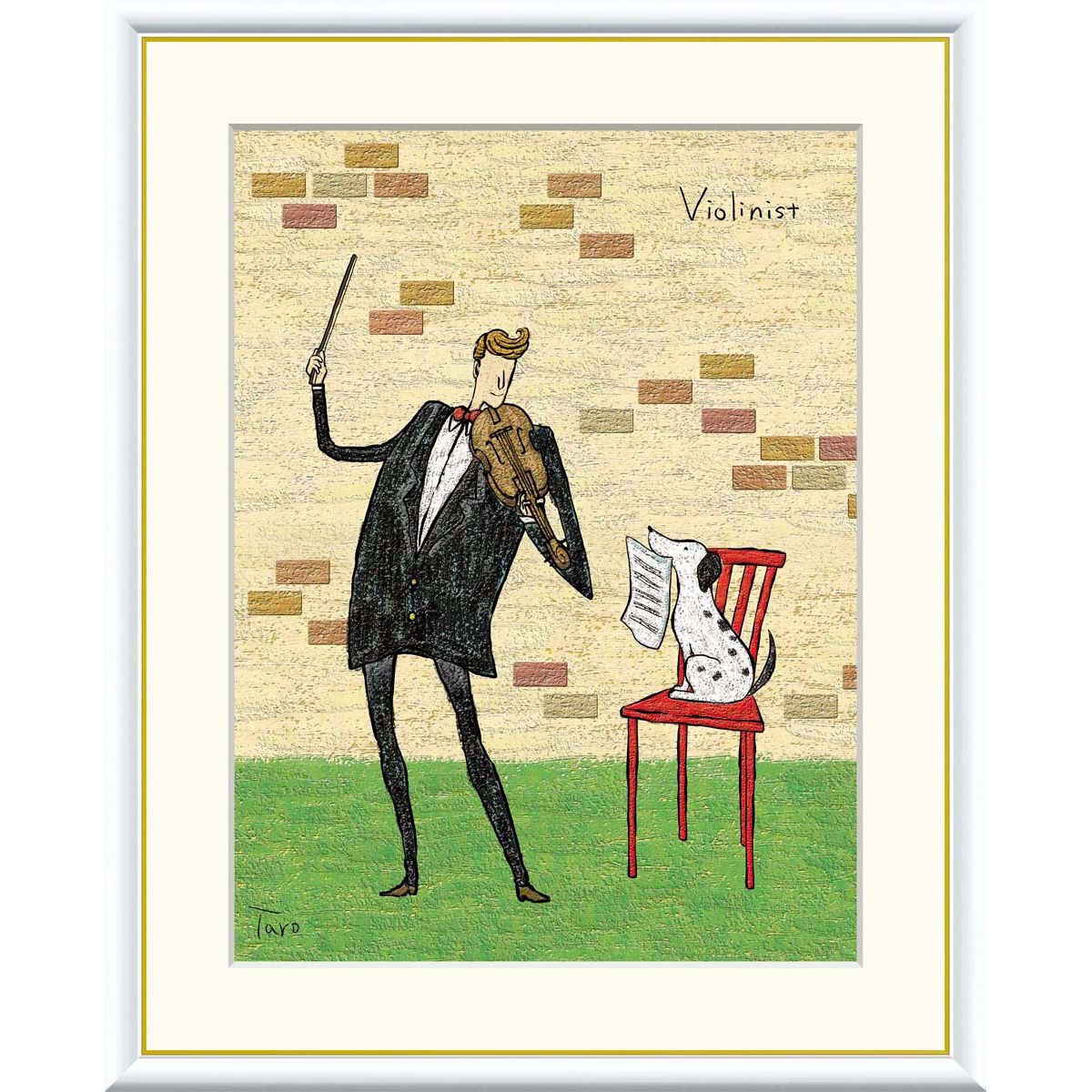 田中君枝「コロポックル」額装10剛○油彩作品 サイン タイトル