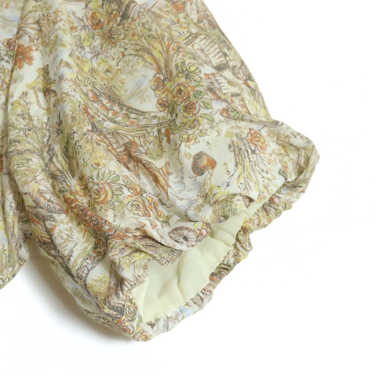 極美品】ピンクハウス☆風景スケッチ柄♪ 半袖ワンピース ミックス系  