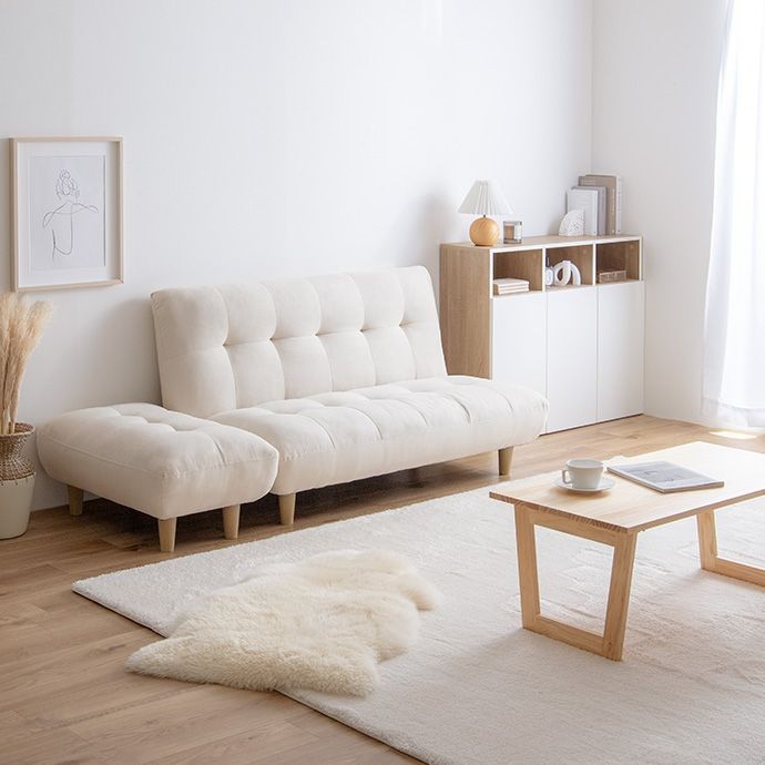 2人掛けソファ オットマンセット