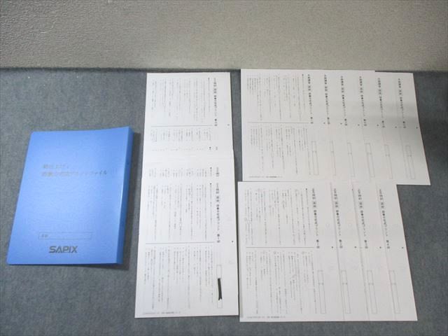 SS特訓 冬期講習 正月特訓　語彙力完成プリント　サピックス　❴非売品❵ SAPIX サピックス SS特訓/冬期講習/正月特訓 語彙力完成プリント 国語