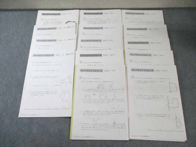 SAPIX サピックス SS特訓(SSSJｰ01～14) 算数 通年セット 【全14回分