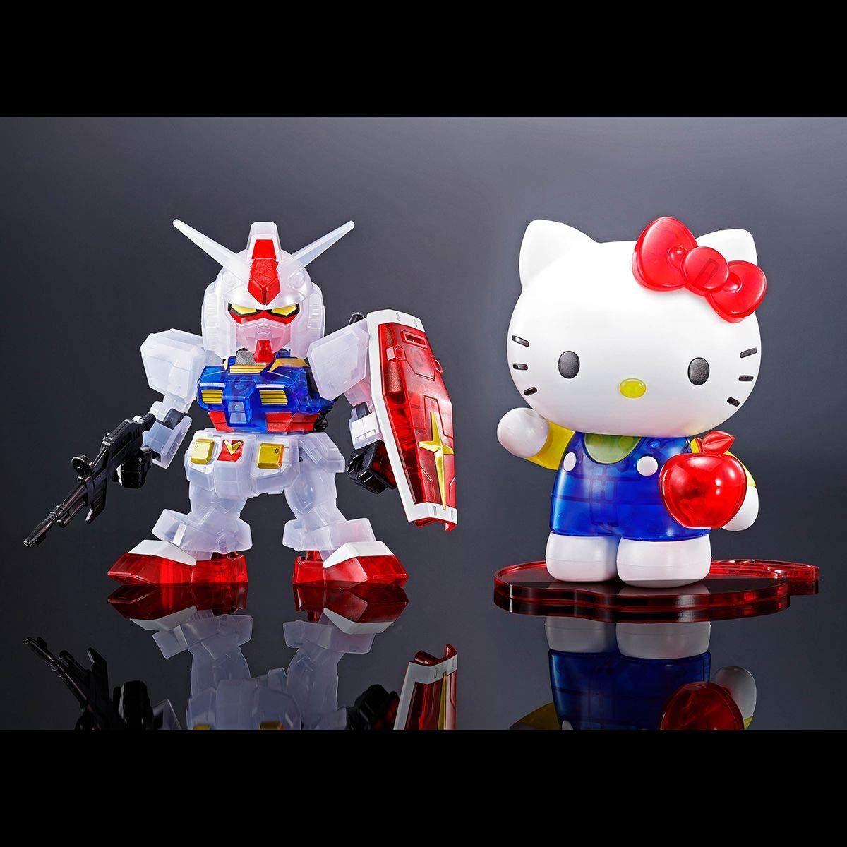 ハローキティ RX 78 2 ガンダム SD EX STANDARD クリア プラモデル イベント