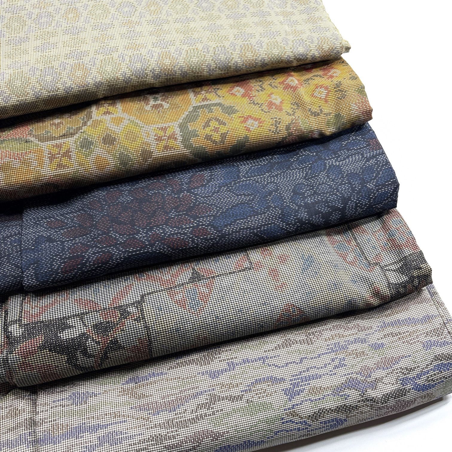 大島紬 5枚 正絹 着物おまとめ売り 同梱購入歓迎 リメイク用 着付け