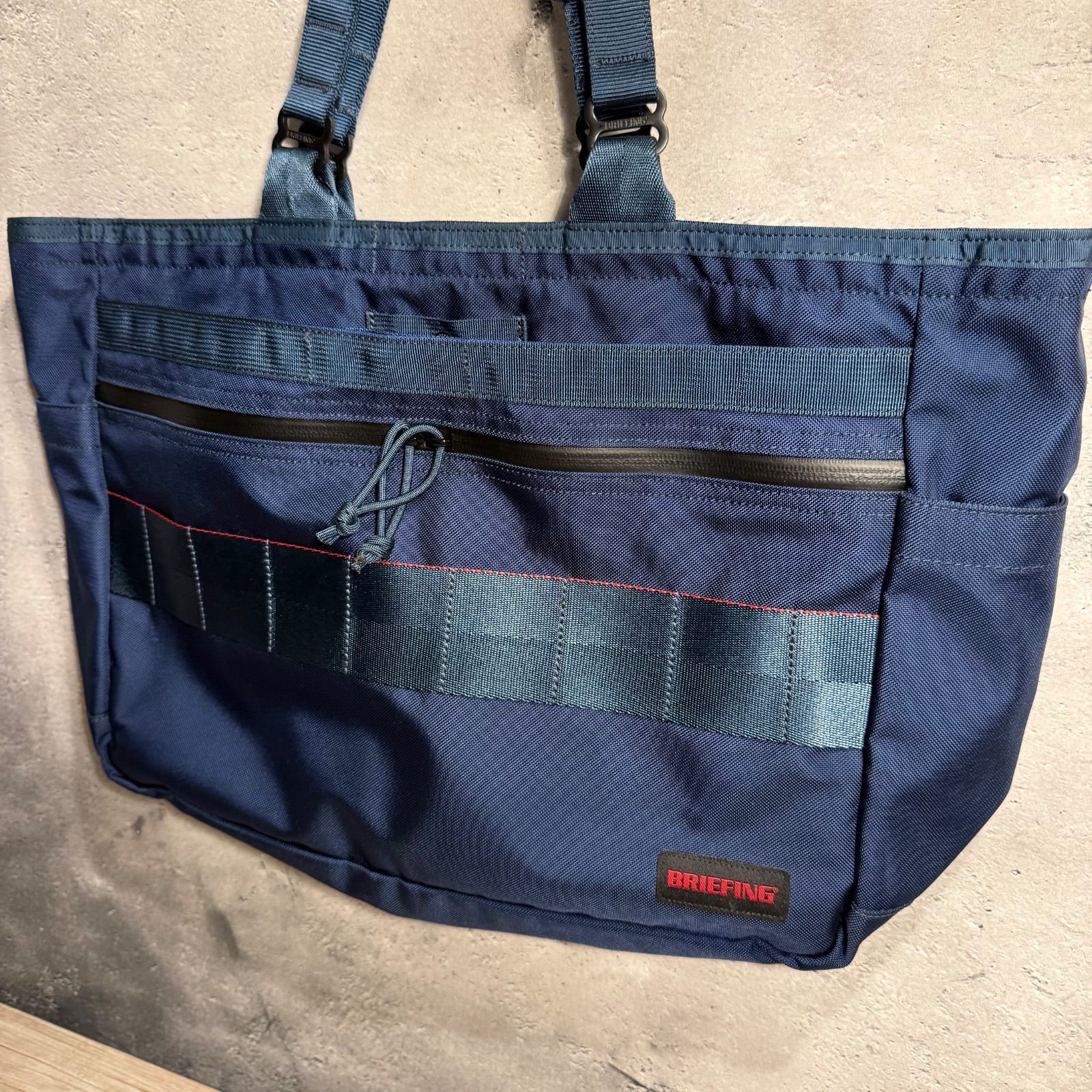 統一感のある ほぼ♥ BRIEFING×ANA トート ネイビー 完全な