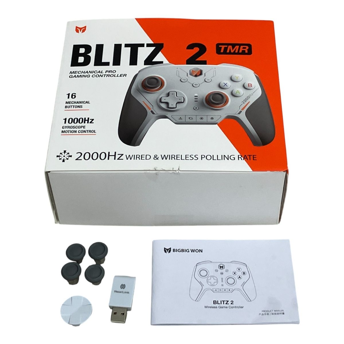 BIGBIG WON BLITZ 2 ワイヤレス コントローラー PC ゲーム 周辺 機器 家電 M10430484