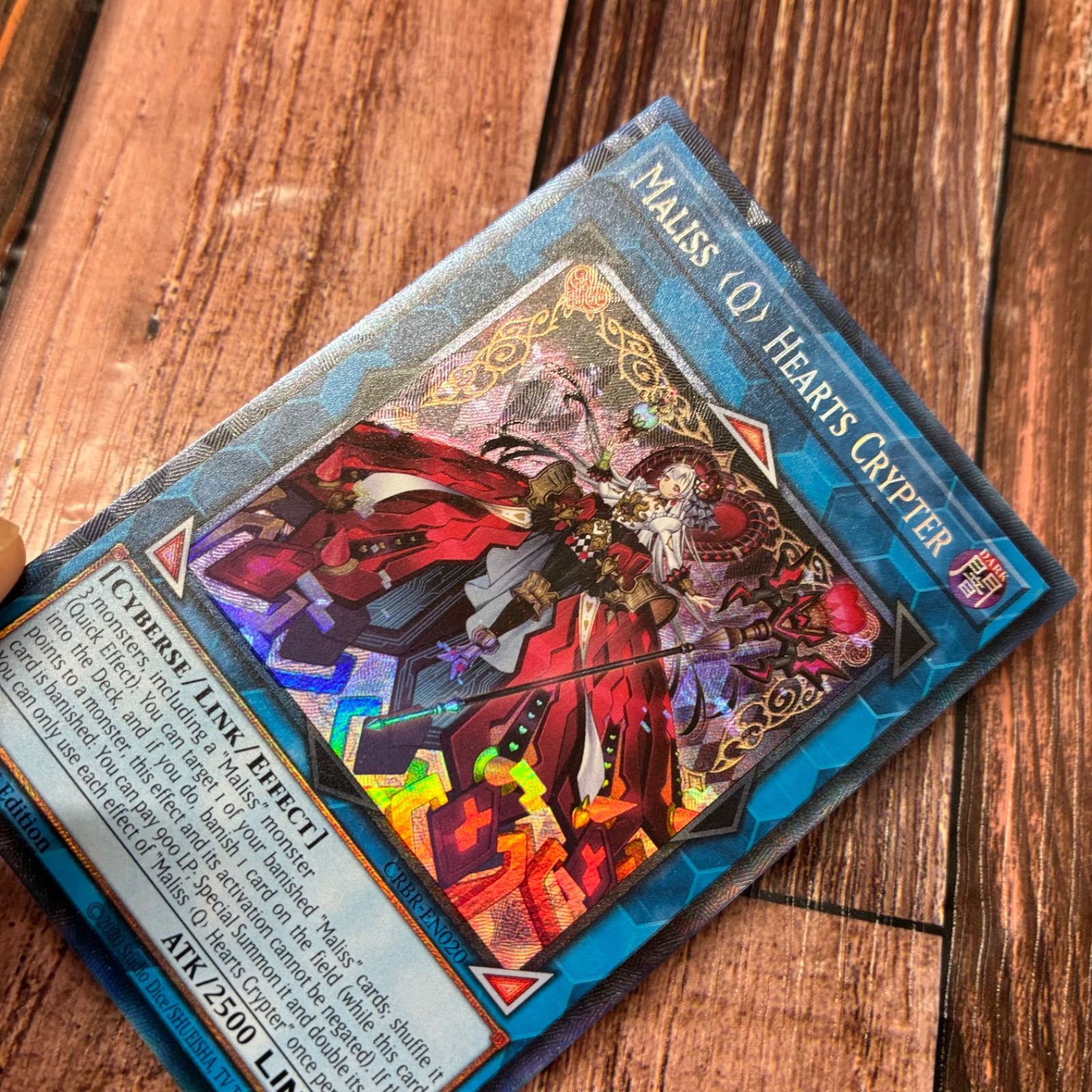遊戯王 英語版 M∀LICE＜Q＞HEARTS OF CRYPTER コレクターズレア 