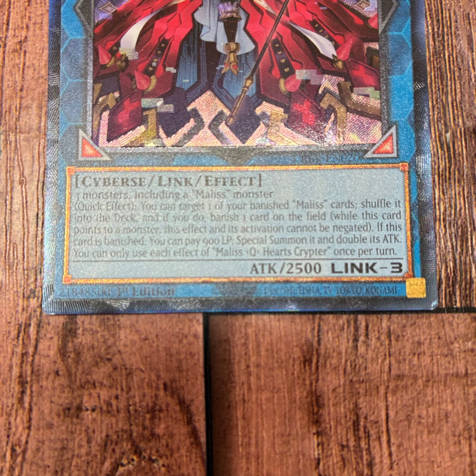 遊戯王 英語版 M∀LICE＜Q＞HEARTS OF CRYPTER コレクターズレア