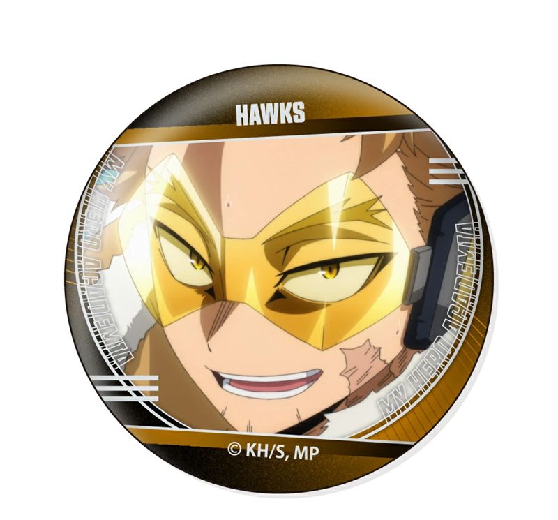 ホークス 僕のヒーローアカデミア ウォールテクスチャ缶バッジ