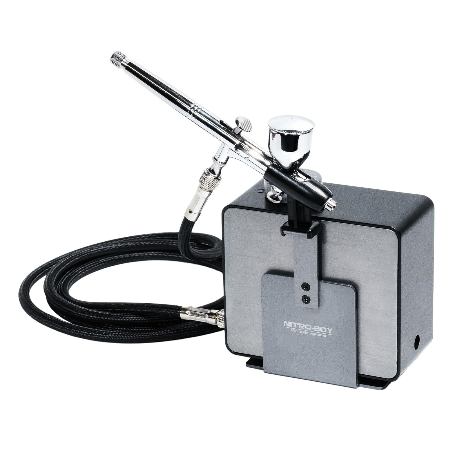 RAYWOOD PROFIX NITRO-BOY COMBO ニトロボーイ TH-C01 ハンドピース付きセット ミニコンプレッサー 据え置き 模型 塗装 スプレー エアブラシ ホビー 小型 0.3mm 口径 ダブルアクション ハンドピースセット スチ