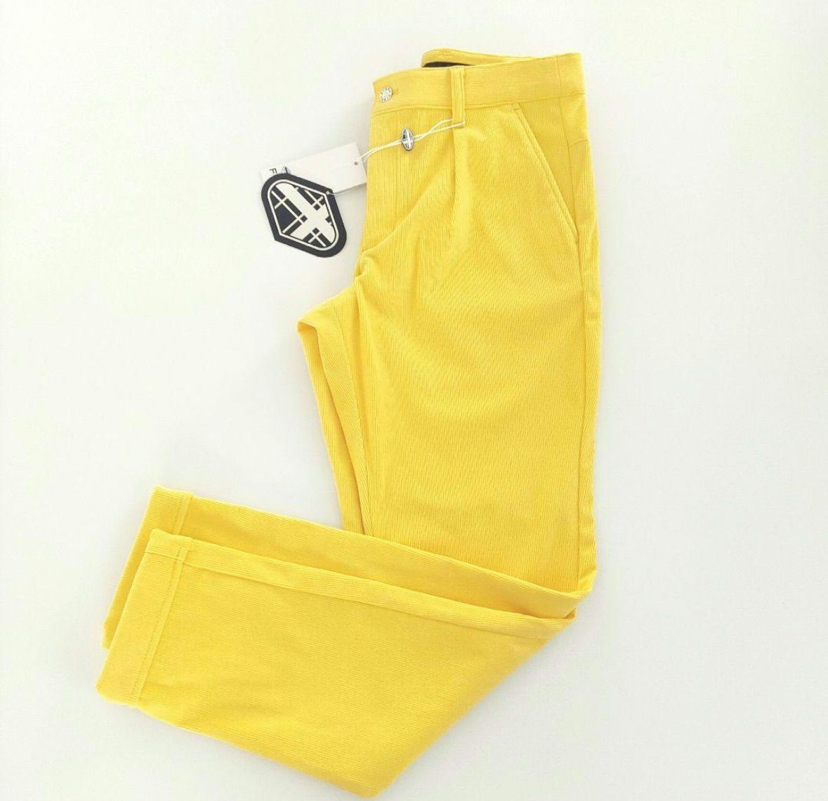 Y10 未使用品 秋冬フィドラ パンツ コーデュロイテーパードアンクル