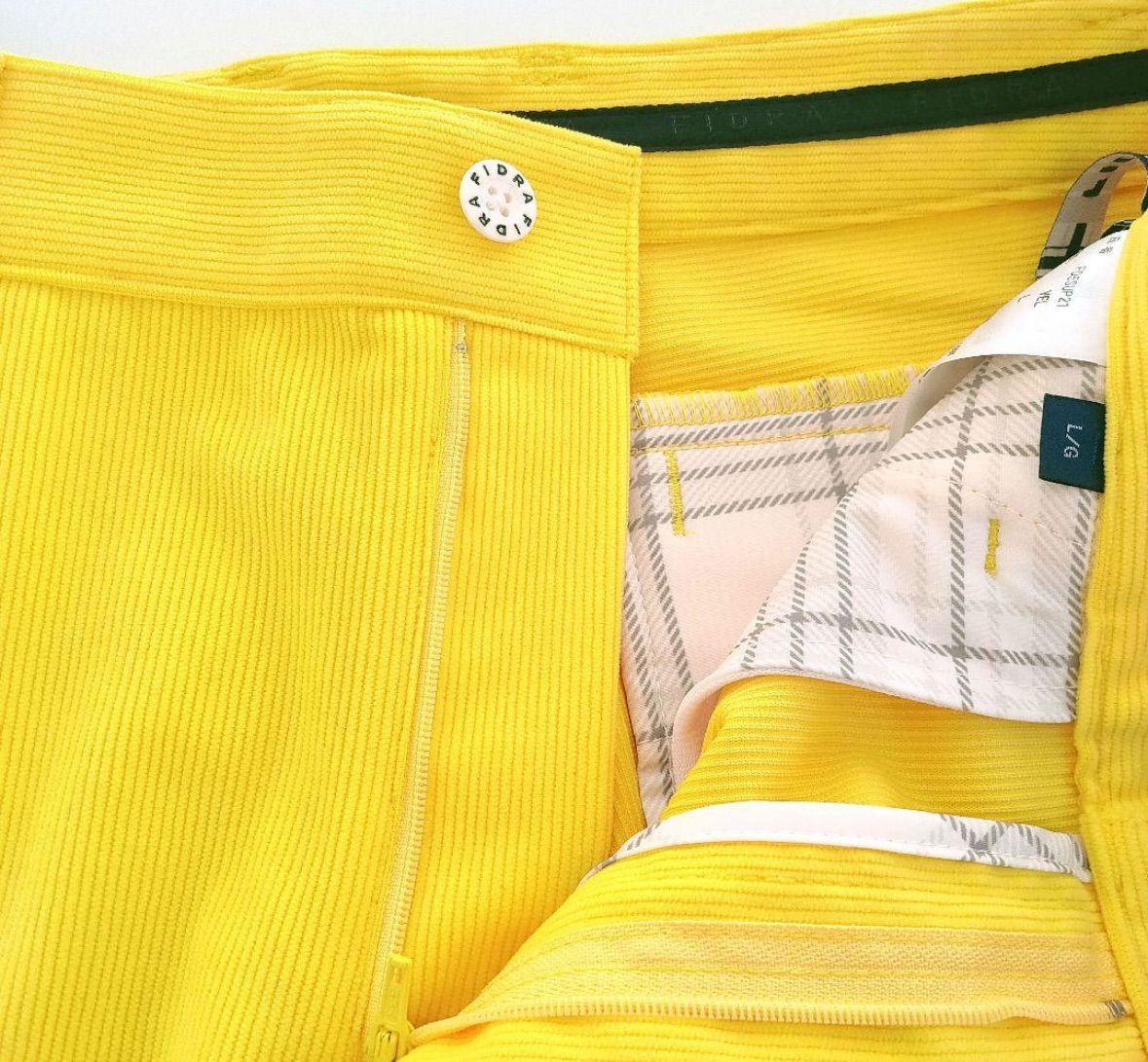 Y10 未使用品 秋冬フィドラ パンツ コーデュロイテーパードアンクル