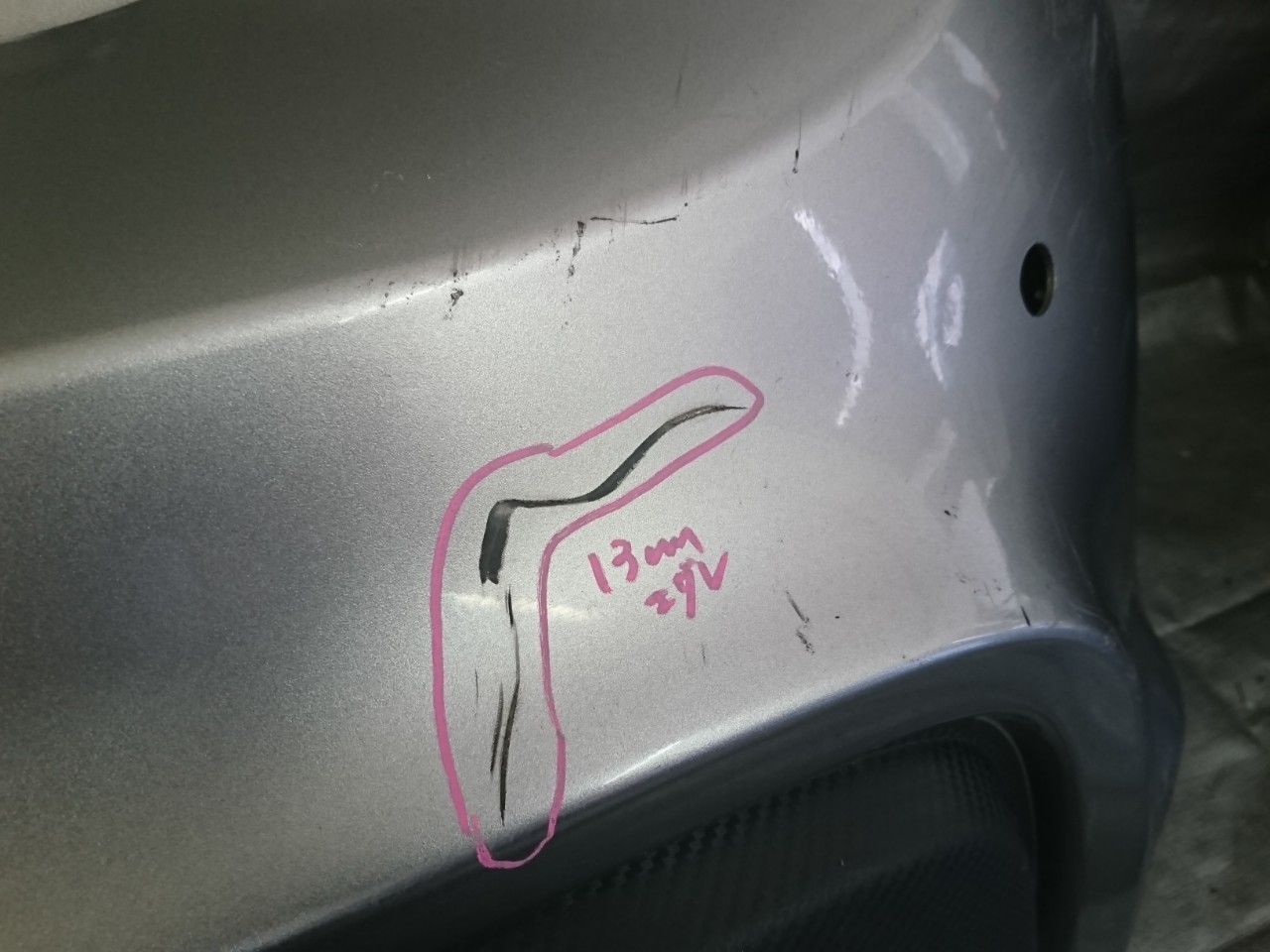 ZC33S スイフトスポーツ リアバンパー シルバー 18964