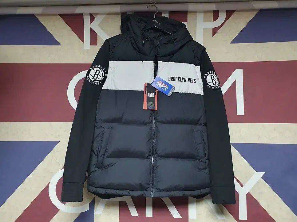 NBA エヌビーエー エンヴィ ENVE ソデ取り外し ダウン ベスト ベスト ダウン アウター ジャケット M 95