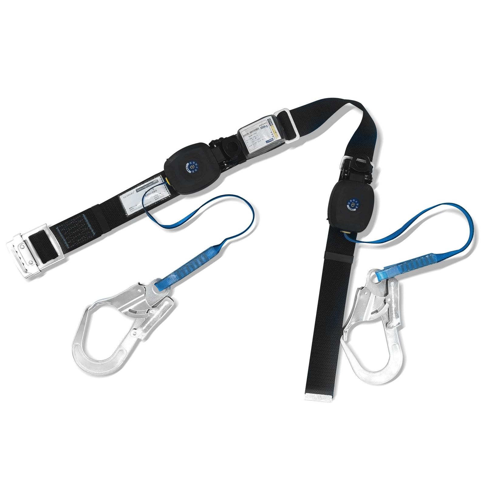 GUANGJIA 安全帯 胴ベルト型安全帯 胴ベルト型墜落制止用器具 ロック装置付き 軽量 ベルト 新基準腰ベルト 落下防止 墜落防止用器具新規格