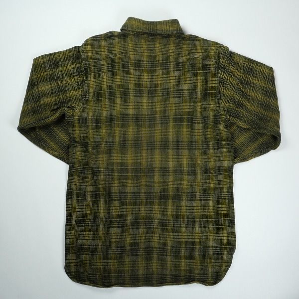 Size 15 At Last ＆ Co アットラスト BUTCHER PRODUCTS ブッチャープロダクツ HEAVY FLANNEL CHECK SHIRT 長袖シャツ 黄 品-良い 20828664