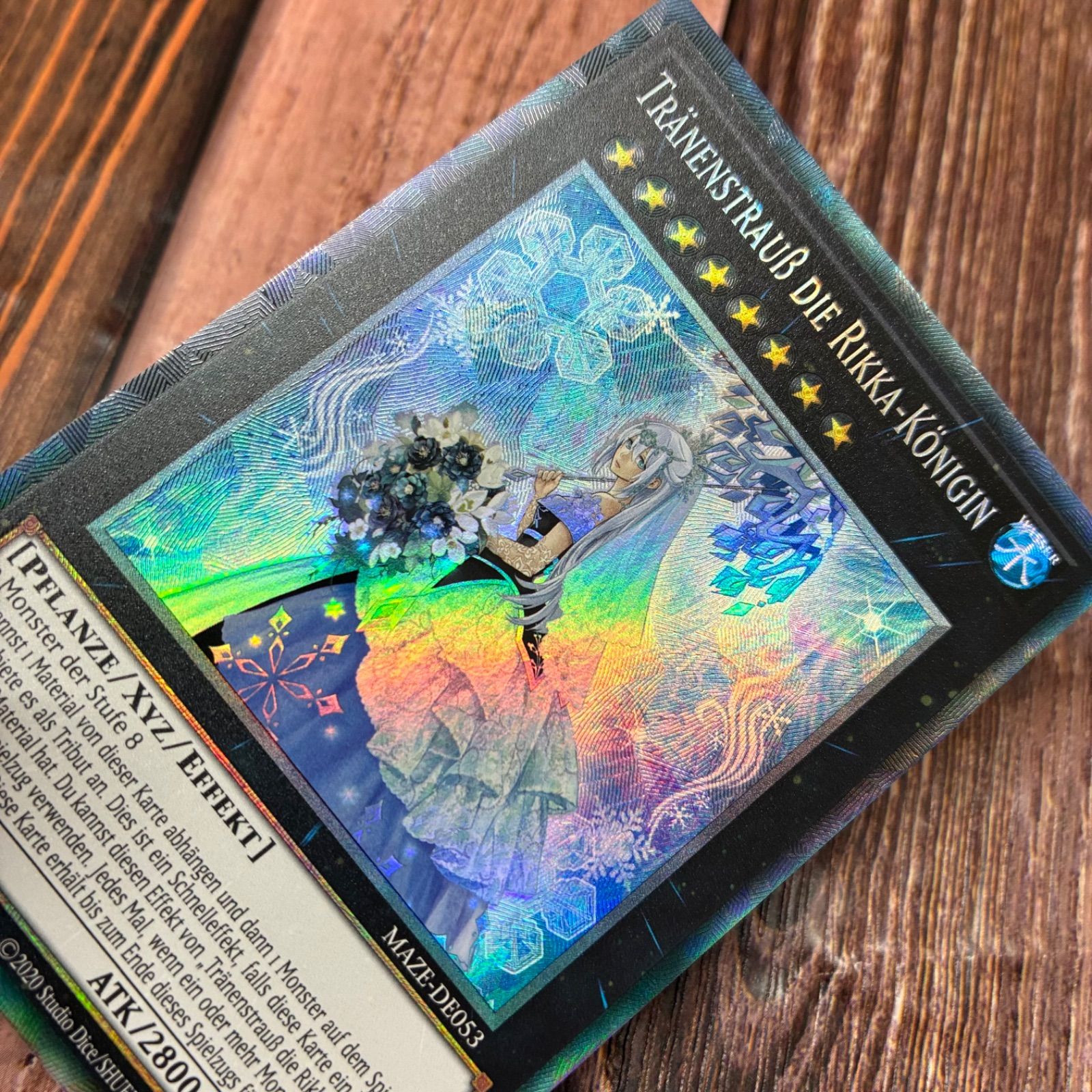 遊戯王 ドイツ版 EU版 六花聖ティアドロップ コレクターズレア - メルカリ