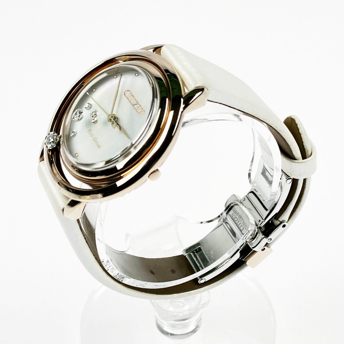 ▽▽シチズンL Arcly Collection アークリーコレクション ソーラー充電 箱 取説付 1200本 EW5522-03D