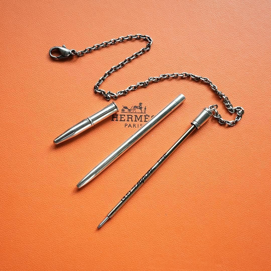 エルメス ボールペン チェーン付き アジェンダ用 ケ27/HERMES/エルメス/SV925/チェーン付き/アジェンダボールペン