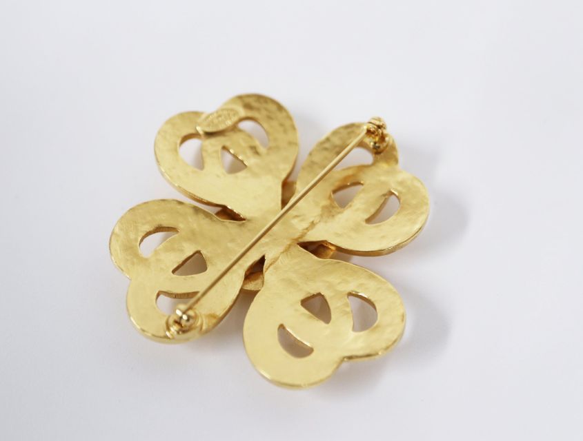 シャネル CHANEL ココマーク ゴールド GP 97P ブローチ ヴィンテージ レディース