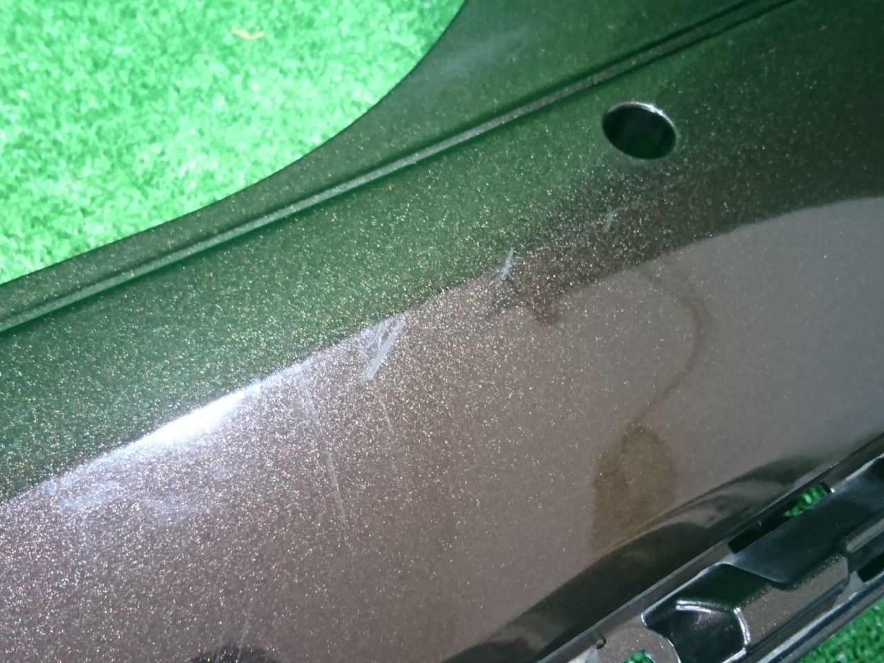 リアバンパー ブラウン