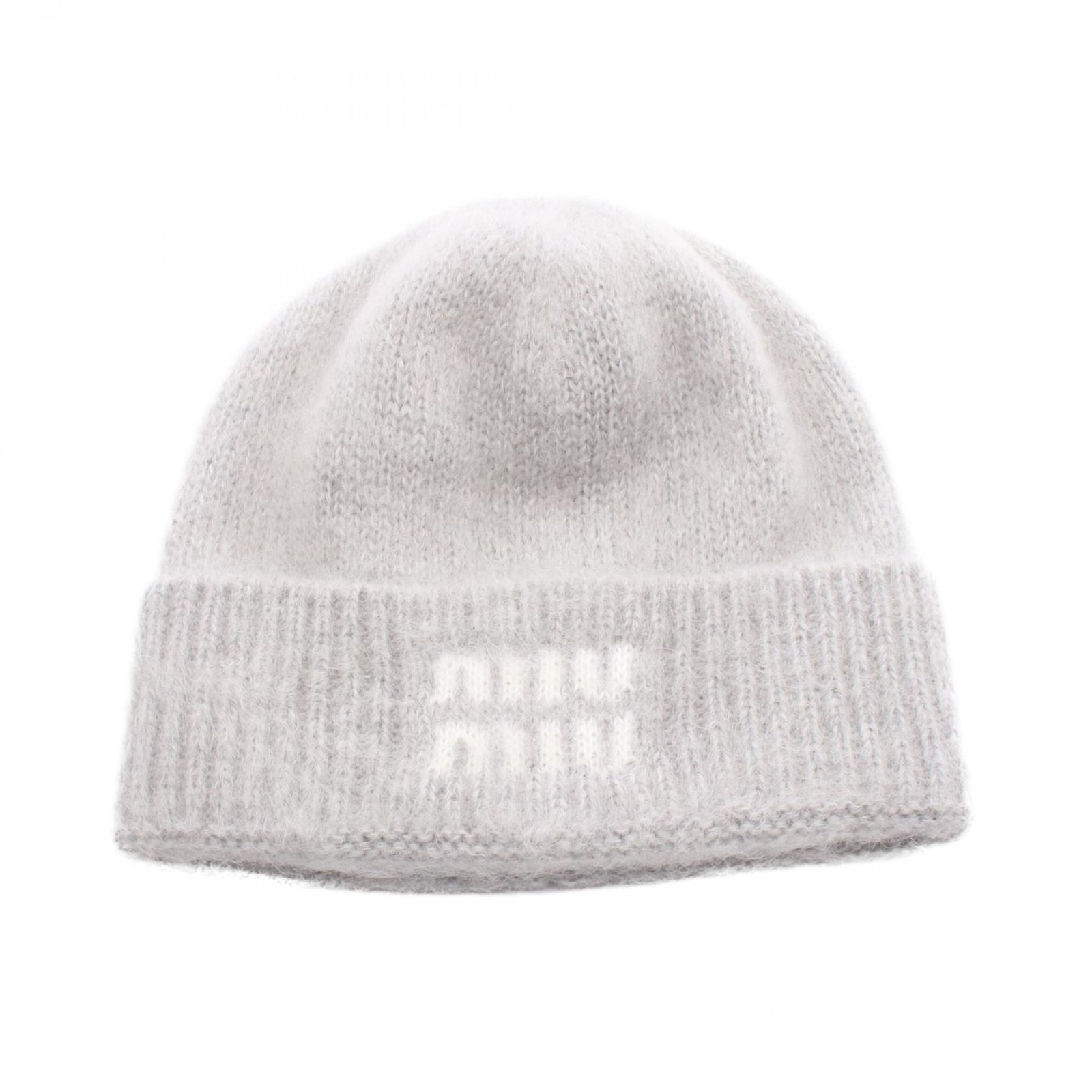 Miu Miu ミュウ ミュウ ロゴ ニットキャップ