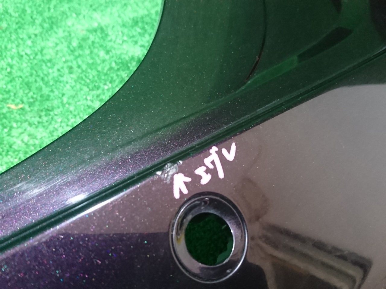 JH3 NWGNカスタム リアバンパー ムラサキ PB89P 19004 FFCRYSTALESIA_COM