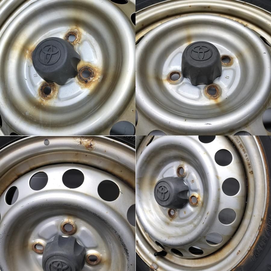 ◇本州・四国は送料無料◇ ＜スタッドレス & ホイール 4本＞ 155/80R14