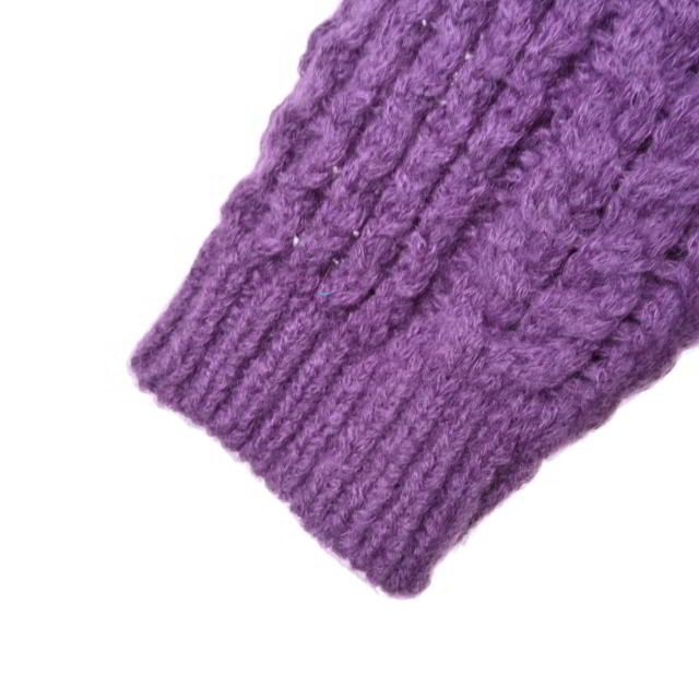 MAISON EUREKA オーバーサイズ モヘア混 ケーブル ニット - メルカリ