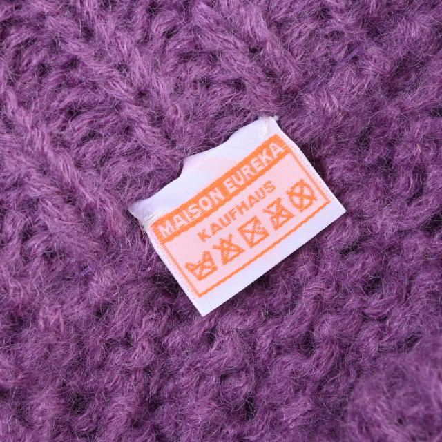 MAISON EUREKA オーバーサイズ モヘア混 ケーブル ニット - メルカリ