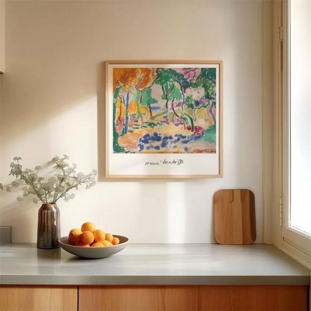 Henri Matisse Summer in the Alley 50 x cm アートポスター 北欧 デンマーク 500 mm