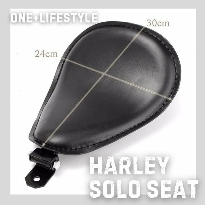one+lifestyle 互換品 バイク用ソロシート 合皮 ハーレー チョッパー
