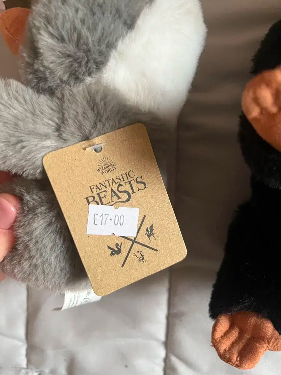 品質保証で、高速配送！ イギリス ハリーポッター スタジオ ベイビー ニップラー グレー ブラック ブラウン ぬいぐるみ