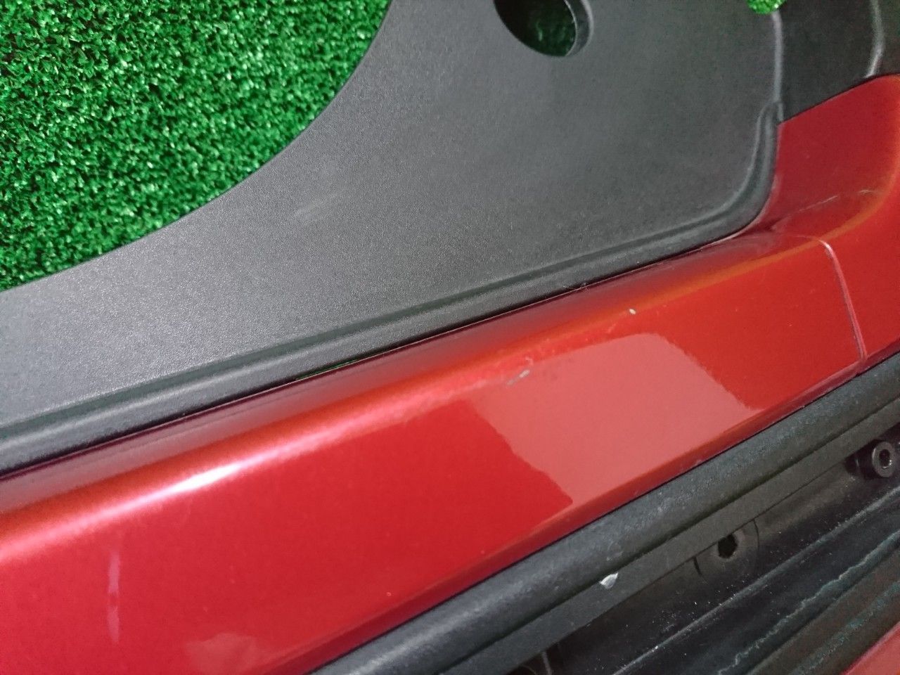 無塗装黒×レッド 19034