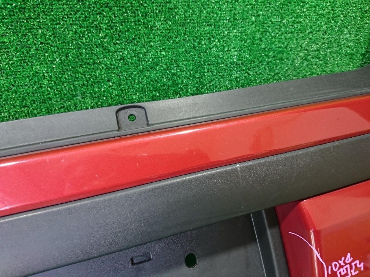 無塗装黒×レッド 19034