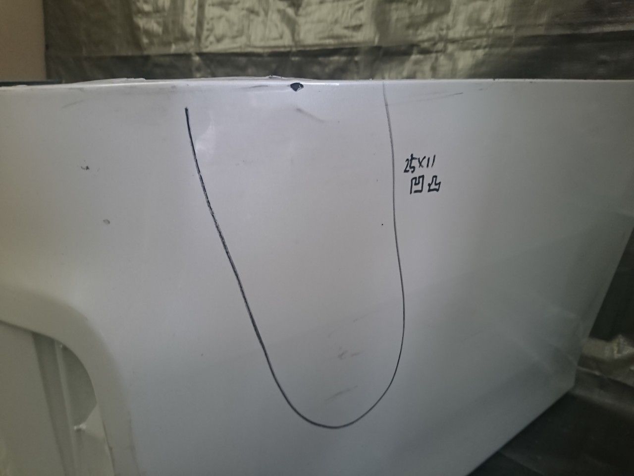 AGH30 アルファード リアバンパー パール 070 19044