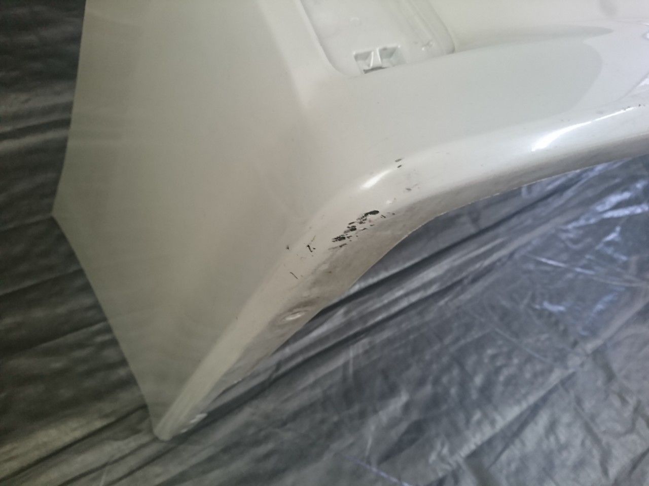 リアバンパー パール