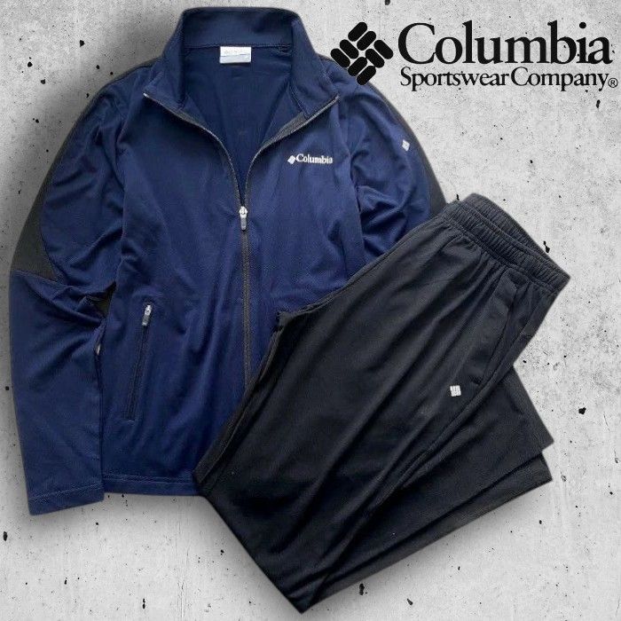 Columbia Sportswear コロンビア スポーツウェア 吸水速乾cotna ジャージー ジャケット パンツ トラックスーツ セットアップ トレーニングウェア アウトドア レディース YLG914 915 ネイビー×ブラック 031 3059h06
