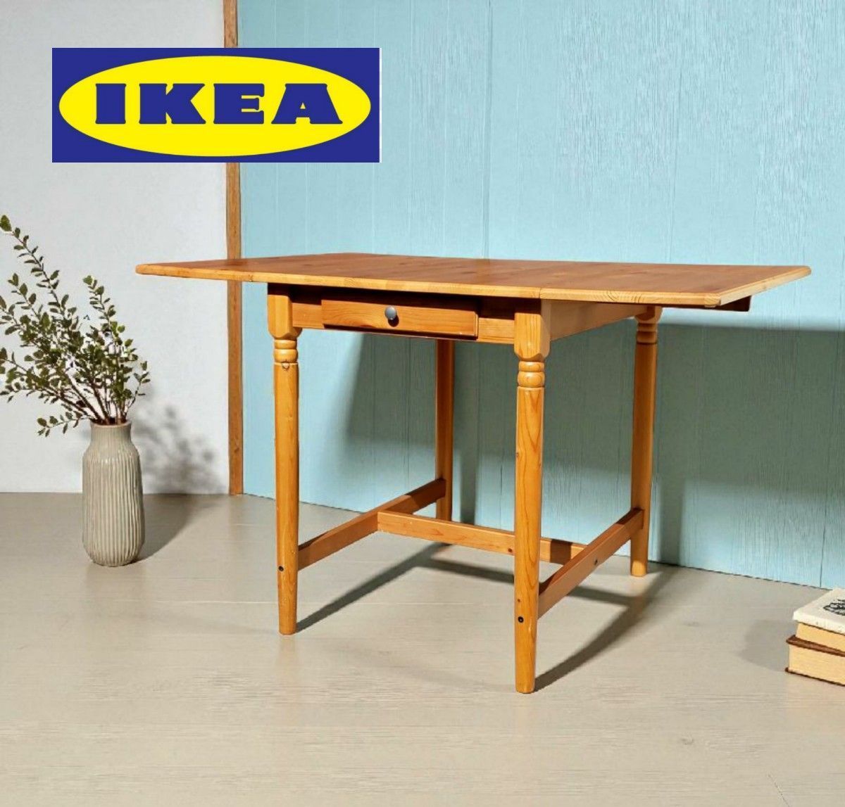 IKEA エクステンションテーブル ダイニングテーブル INGATORP 伸長式 北欧風