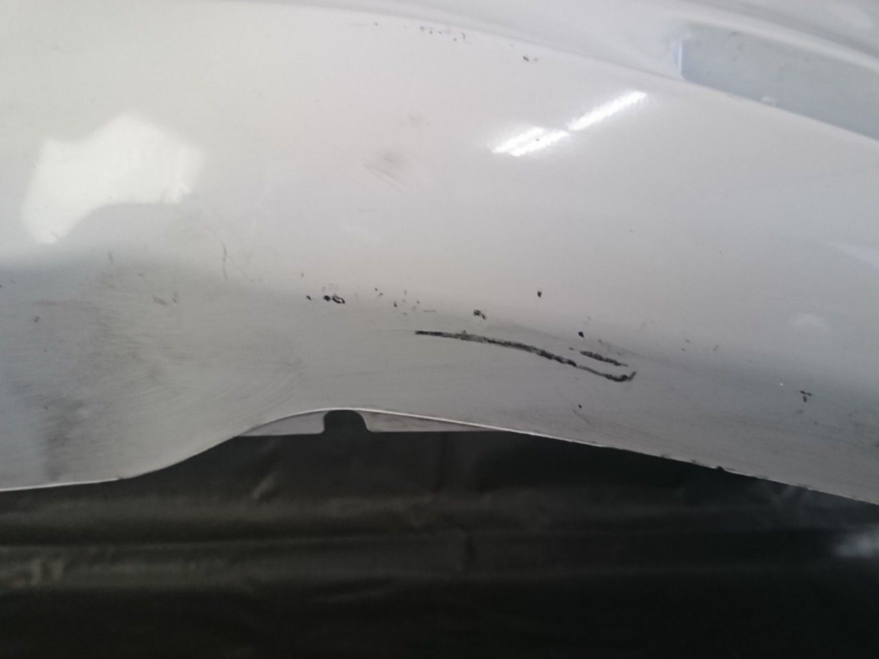 リアバンパー パール