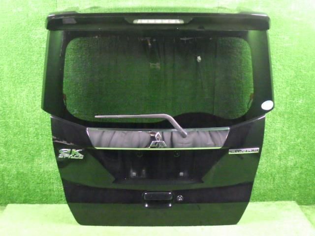 ｅＫスペース DBA-B11A バックドアASSY X42 黒 スポイラー|ハイマウント|バックカメラ|ワイパー付 5801B509 5805A440 9157