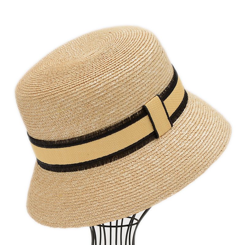 ルイ・ヴィトン バケットハット ストロー ベージュ M7629M