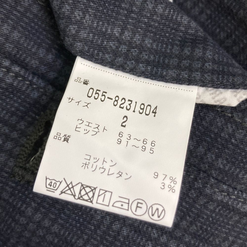 サイズ 2 PEARLY GATES パーリーゲイツ ストレッチ ロングパンツ チェック柄 ネイビー系 240101545712 ゴルフウェア レディース ストスト LLC-HASEGAWATOSO_COM