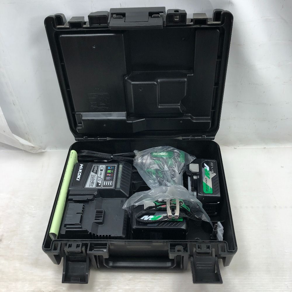 HiKOKI ハイコーキ 締め付け工具 インパクトドライバ S 充電器 充電池2個 ケース付 WH36DA グリーン