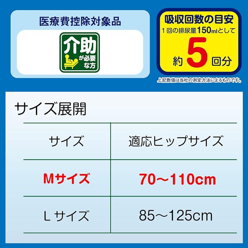 いちばん 幅広フィット テープ止めタイプ Mサイズ 入 ADL区分 寝て過ごす事が多い方