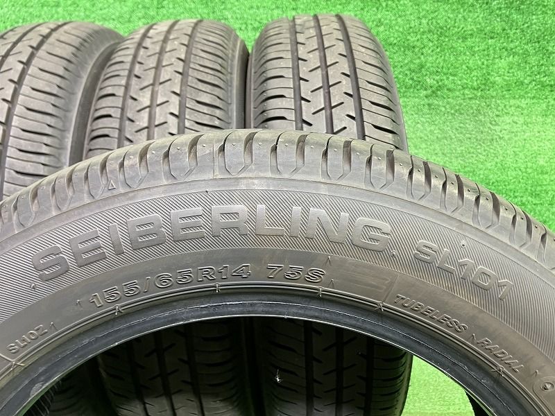 Saber Ring サマー セイバーリング SL101 155|65R14 4本 2ホン4ミリ 2ホン5ミリ FFCRYSTALESIA_COM