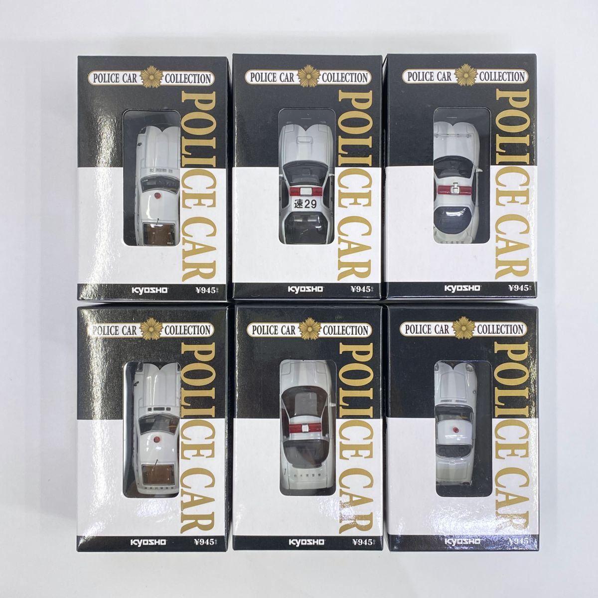 未開封 京商 1|64スケール ポリスカー ミニカーコレクション 全6種セット