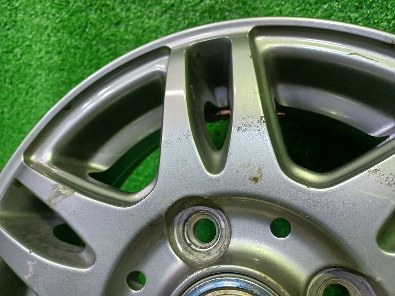 社外 レイシア ﾊｲｾﾞｯﾄ ホイール アルミ ガンメタ 12インチ 4.00B 4穴 4本 100 42