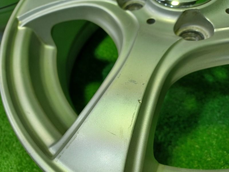 社外 ヴィオレント 軽自動車 ホイール アルミ シルバー 14インチ 4.5J 4穴 4本 100 45