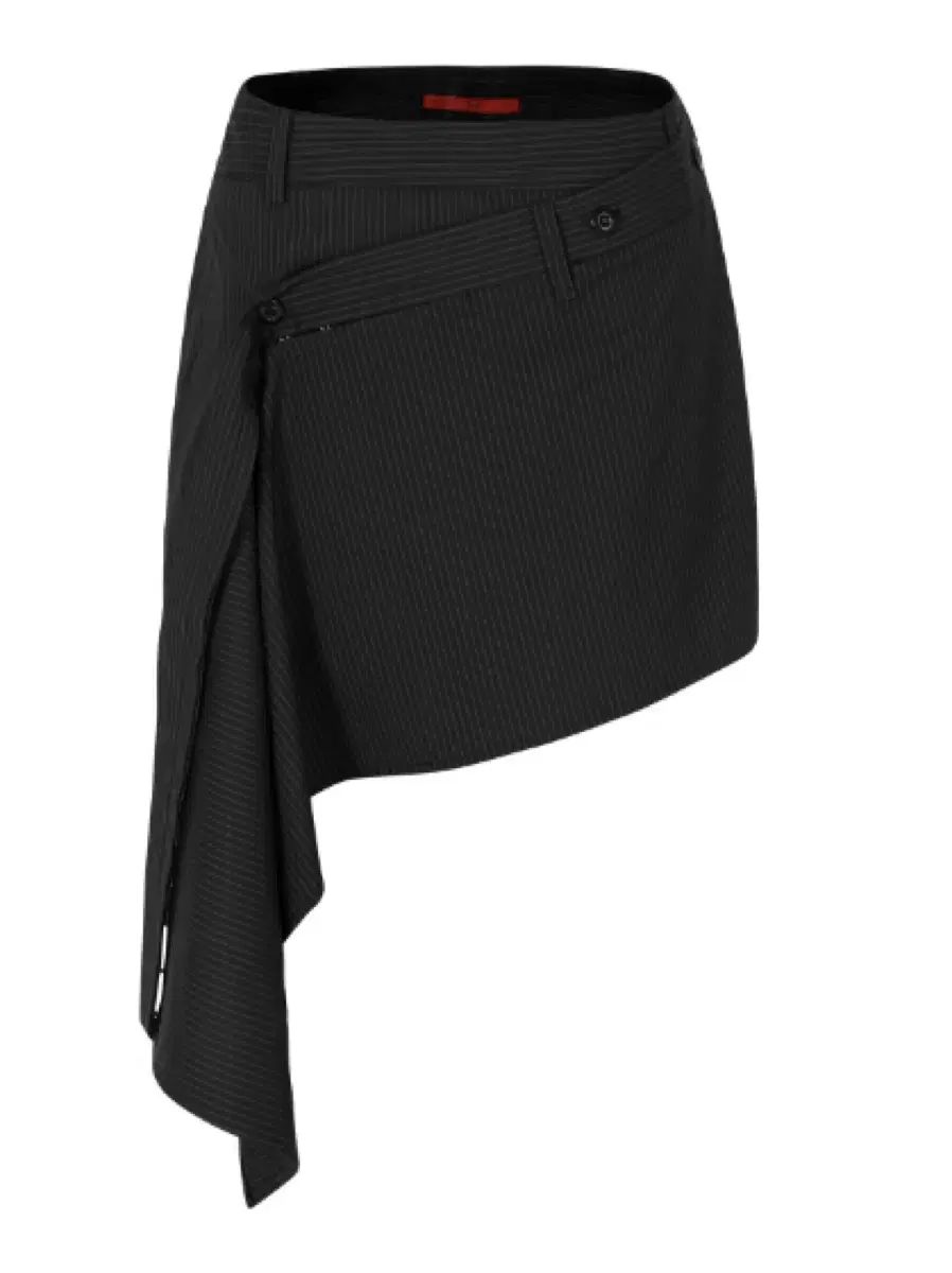 BOHEMSEO ボヘミアンソウル UNBALANCED DRAPE MINIスカート m