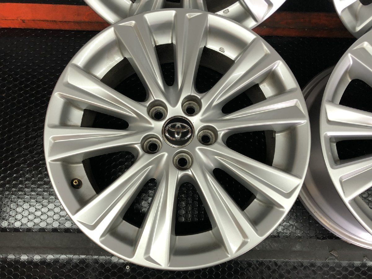 TOYOTA トヨタ 30系アルファード 純正ホイール 18インチ 4本 7.5J5HPCD114.3 45 ヴェルファイアにも SHA014